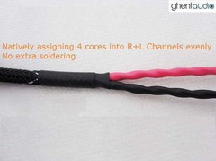 B06(0.3m 1ft)—3.5mm Jack (1/8″) TRS(female) to Dual(2) RCA/Phono Canare L-4E6S