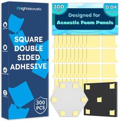 Knightsacoustic 300 PCS Double-Sided Adhesive Tape for Acoustic Soundproofing…