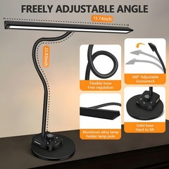 Piano Light, Upgraded LED Lamp for Grand/Upright & Digital Large, Black