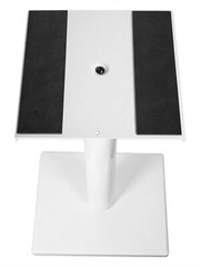 Pair 21” Steel White Stands For Yamaha HS8 Studio Monitors Robust Metal Poles