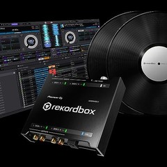 Pioneer DJ INTERFACE 2 Audio Interface rekordbox dvs Control Vinyl x2 Kit