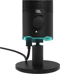 JBL Quantum Stream Dual-Pattern USB Microphone for Streaming, Recording, Gaming
