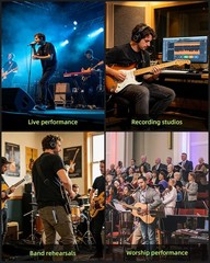 P30 in-Ear Monitor Amplifier, 16-Hour Rechargeable IEM Amp, Locking XLR/TRS I…