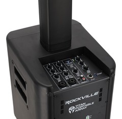 Rockville TITAN PORTABLE ARRAY Battery Powered PA DJ Speaker System w/Subwoofer