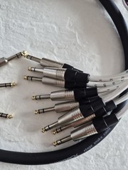 PRORECK 6ft Snake Cable, 8-Channel Shielded Audio Cable 1/4“ TRS, with…