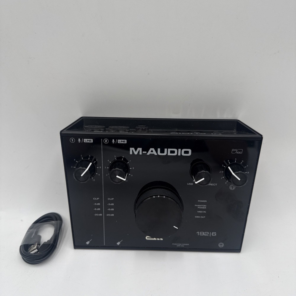 M-Audio: Air 192|6 Audio Interface / MIDI interface Includes USB Cable Tested