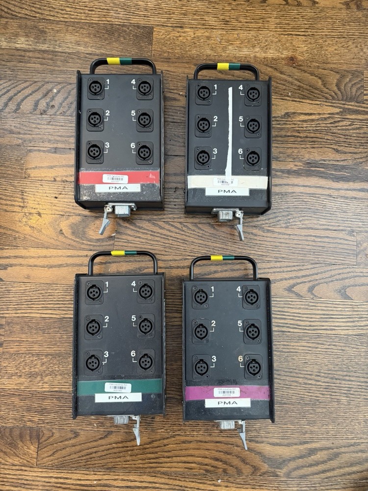 Whirlwind Medusa Wiring System 6 Channel Stage Box Quantity 1 Multiple Avail