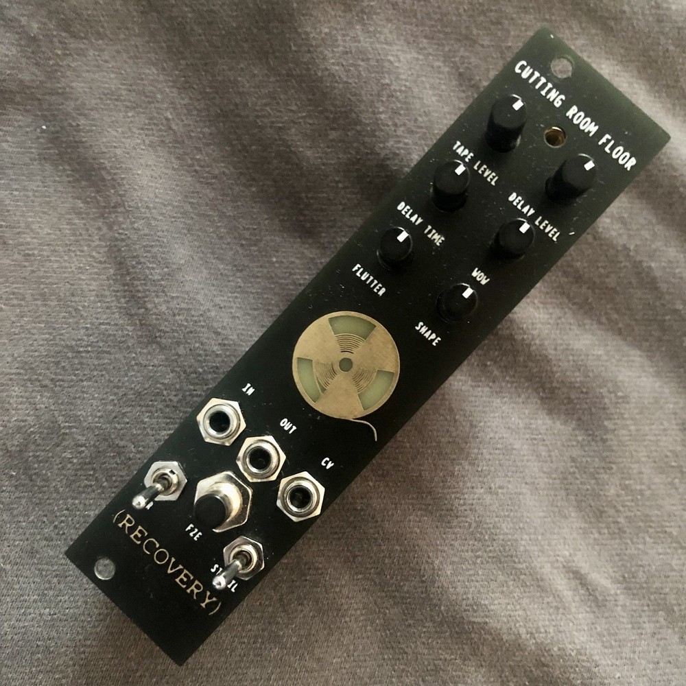 RECOVERY Cutting Room Floor V3 EURORACK Module Tape Echo Delay Stutter Reel to