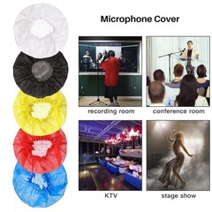 200Pcs Disposable Microphone Cover,Handheld Microphone Windscreen for KTV6085