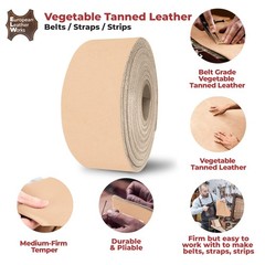 European Leather Works Elw Belt Blanks Strips/Straps 8/9 Oz. 3.2-3.6Mm