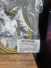 4 GLS Audio Instument Cable Yellow Brown Tweed 1/4″ to 1/4″ Straight Plug in NEW