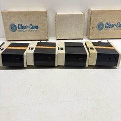 Clear-Com RS-501 Single-Channel Intercom Beltpack Made in USA – LOT OF 4