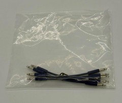 Luigi’s Modular mPatch Mini Eurorack Patch Cables – Blue 6 cm (2.5 in) 5 Pack