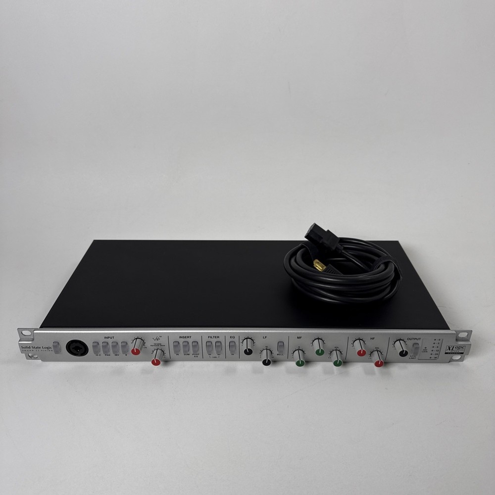 SSL XLogic Alpha Channel Strip Preamp EQ Tested Working w/ Power Cable