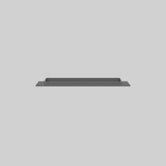 Neutrik D-Type 10″ Patch Panel for Mini Rack – 3D Printed Black PETG