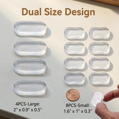 12 Pack Transparent Wall Protector Behind Trash Can, Adhesive Trash Can Wall …