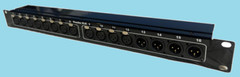 Mamba 16 Point [12 in x 4 out] 1RU XLR to XLR Patch Bay