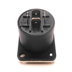 4pcs AFT Speakon Chassis Panel Mount Connector w/ Metal for Neutrik NL4MP 4 Pole