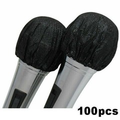 100Pcs Microphone Pop Filter Hygiene Cover Odor Removal Disposable Mike Sponge