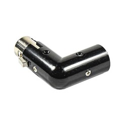 4pcs HQRP 3-Pin XLR Angle Adapter Dual Male & Female 4 Adjustable Angle Position