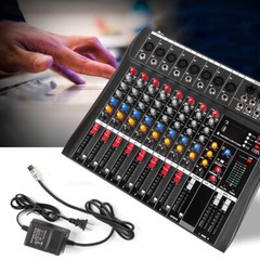 2/8 Channel Bluetooth Live Studio Audio Mixer Mixing Console USB Professional