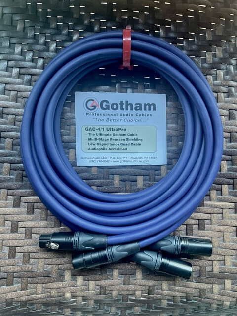 Gotham GAC-4/1 UltraPro Interconnect Cable Assembly 7 meter PAIR