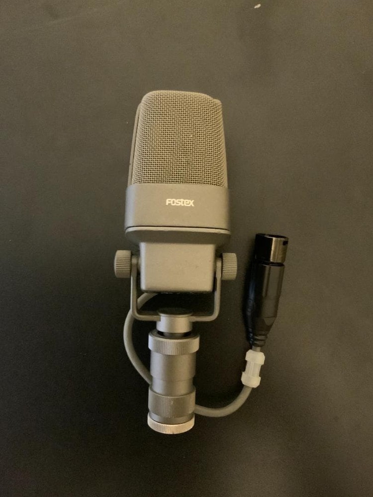 Fostex M11RP Ribbon Microphone Studio Recording Mic Tested Working Audio Gear