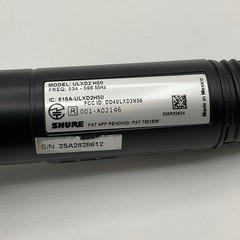 Shure ULXD2 H50 Wireless Handheld Microphone KSM9 Capsule SB900A Battery
