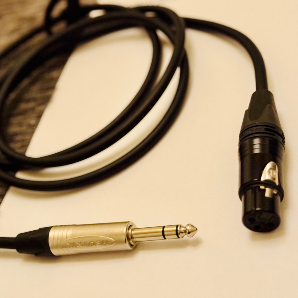 1-50 ft Mogami 2534 Star-Quad Black | Choose Neutrik XLR/TRS | Bulk Ready
