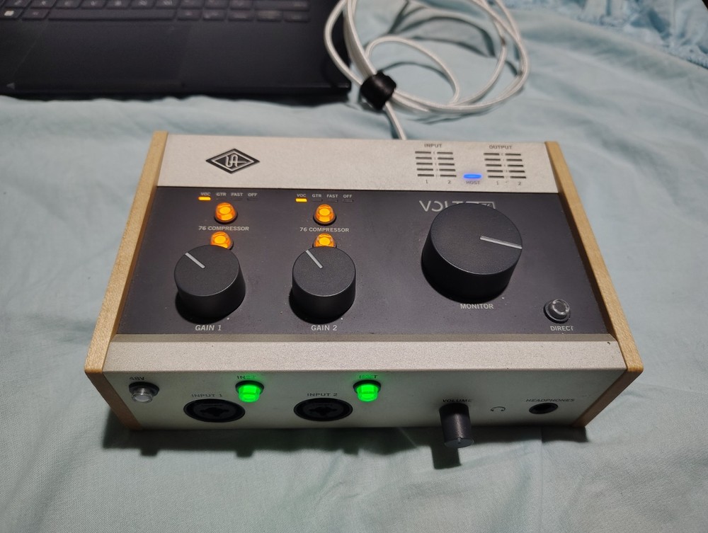 Universal Audio Volt 276 USB Audio Interface – Tested – Good Condition w cable
