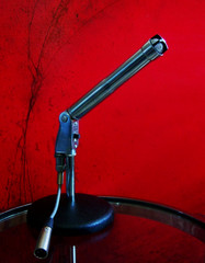 Vintage 1950s Electro Voice 636 dynamic microphone Hi Z w stand & cable 664 605