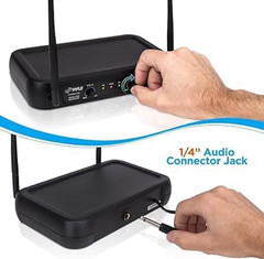 Microfonos Inalambricos para KARAOKE Microfonos Doble Frecuencia Sistema Profes