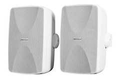 JBL VMA2120 2-Ch Commercial 70V Amplifier+(2) Wall+(4) Ceiling Speakers in White
