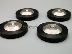 4Set 39-26mm Speaker Spike Isolation Feet Steel Graphite steel Amp Stand Base