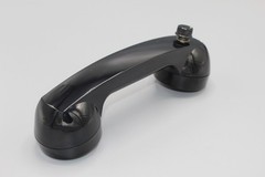 Circuit Bent New Black Telephone Microphone w/Filter Ctrl+Mic Clip+Pop Filter