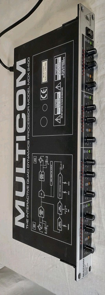 Behringer Multicom, MDX 2400 Multicom Audio Interactive Quad Dynamics Processor
