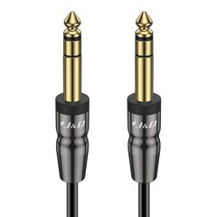 6 Feet Gold Plated TRS Instrument Cable – Tangle-Free Male to Male Connection