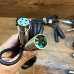 Lot Of 6 XLR Female to XLR Male Mic Audio Cables various lengths No Cuts