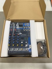 Pyle 4-Channel Bluetooth Pro Audio DJ Sound Mixer – Black