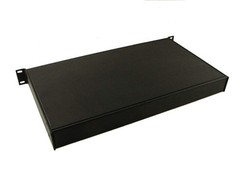 PROCRAFT ARBN-1U-10-BK 1U 10″ Deep All Aluminum 19″ Rack Mount Project Box