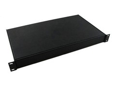 PROCRAFT ARBN-1U-10-BK 1U 10″ Deep All Aluminum 19″ Rack Mount Project Box