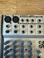 Behringer Eurorack UB802 Ultra-Low Noise 8-Input 2-Bus Audio Mixer No Pow Suppl