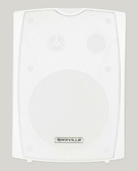 5) Rockville WET-6W 70V 6.5″ IPX55 White Commercial Indoor/Outdoor Wall Speakers