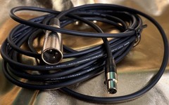 LOW NOISE Mini XLR 3-Pin Female to XLR 3-Pin Male MOGAMI Pro Audio Cable