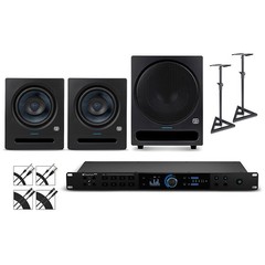 PreSonus Quantum HD8 Audio Interface wEris MonitorsCablesStands Pro8