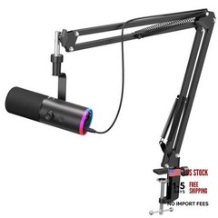 Dynamic Gaming Microphone, XLR/USB Mic Streaming, AI TD510 AIR S with Boom Arm