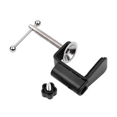 Adjustable Black C-shaped Arm Stand Clamp Desk Mounting Clamp Screw For Mic M5D4