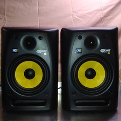 KRK Rokit 6 Pair RPG2 G3 Studio Monitors Recently Serviced Working Well Together