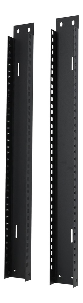 Rockville RAIL12U 12U Reversible Rack Rails With M5 Circle or Square Screw Holes