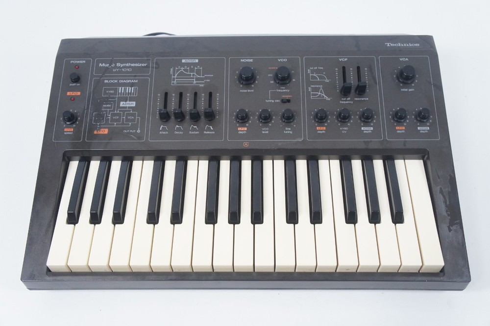 Technics SY-1010 Analog Synthesizer Keyboard RARE